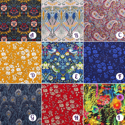 Pure Wool Scarf - YOUR OWN TARTAN - Scottish Tartan Lined with Liberty Fabrics