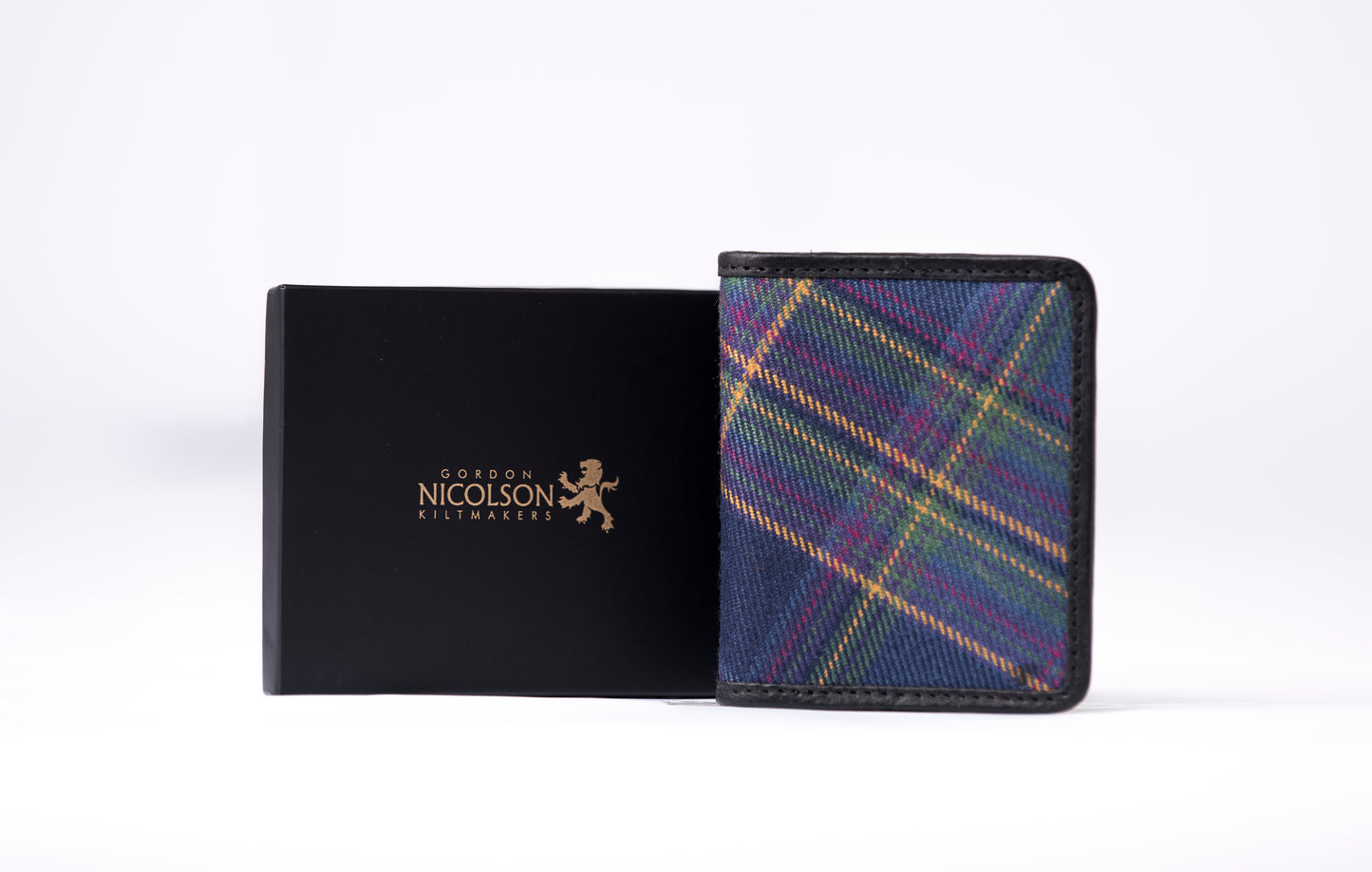 Tartan & Leather Card Case