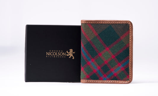 Tartan & Leather Card Case