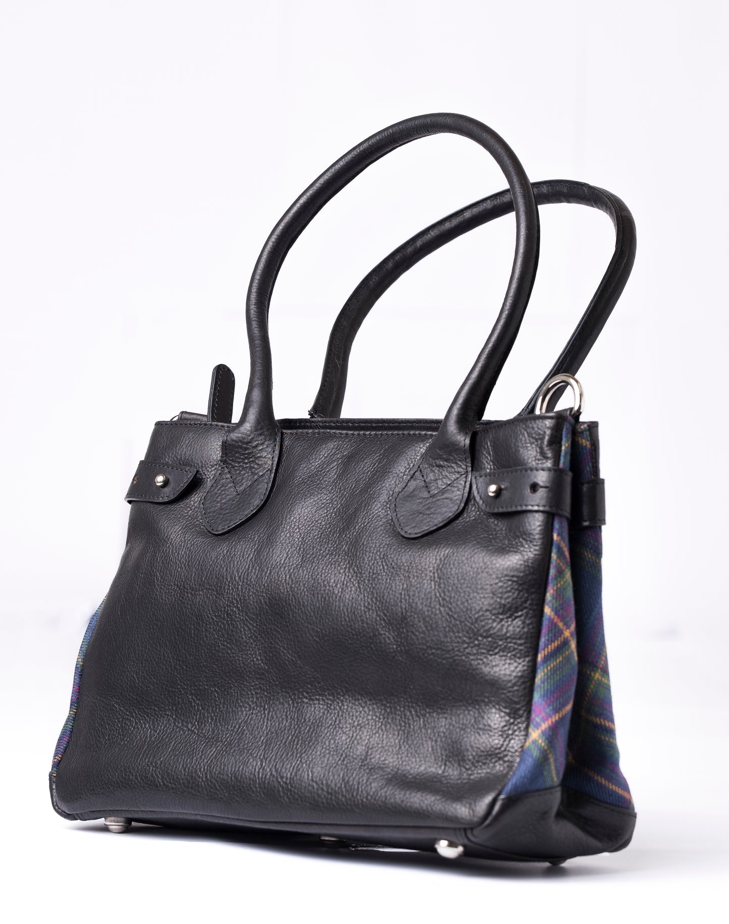 Tartan & Leather Ella Handbag