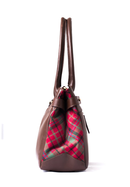 Tartan & Leather Ella Handbag