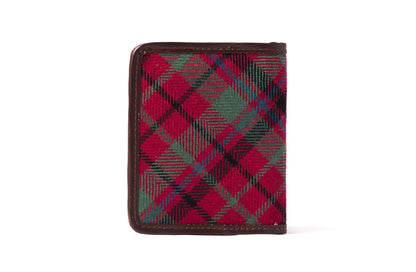 Tartan & Leather Card Case