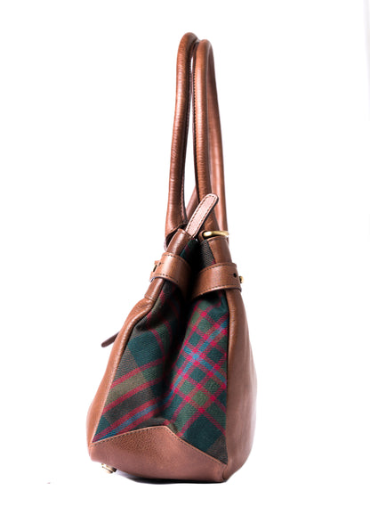 Tartan & Leather Ella Handbag