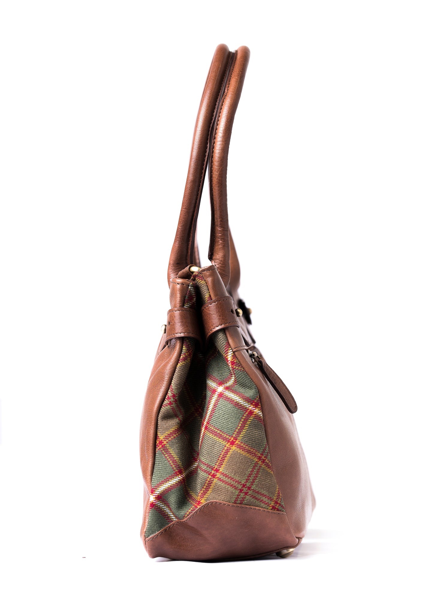 Tartan & Leather Ella Handbag