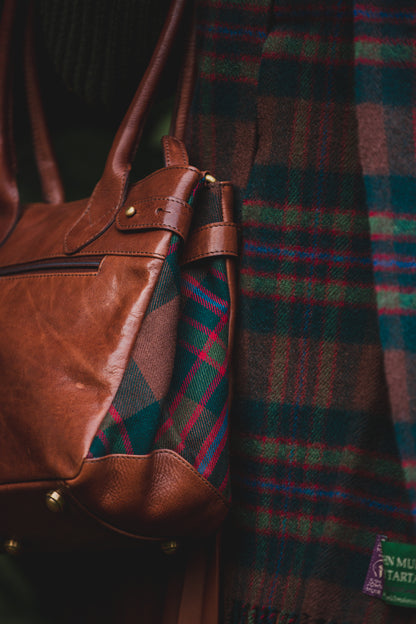 Tartan & Leather Ella Handbag