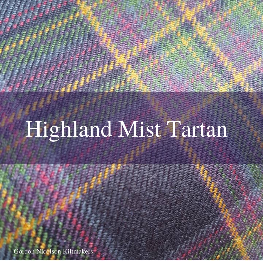 Chal de tartán Highland Mist