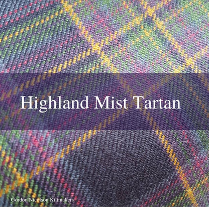 Chal de tartán Highland Mist