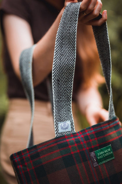 Thistle Tartan & Tweed Shopper Bag with Liberty Fabrics