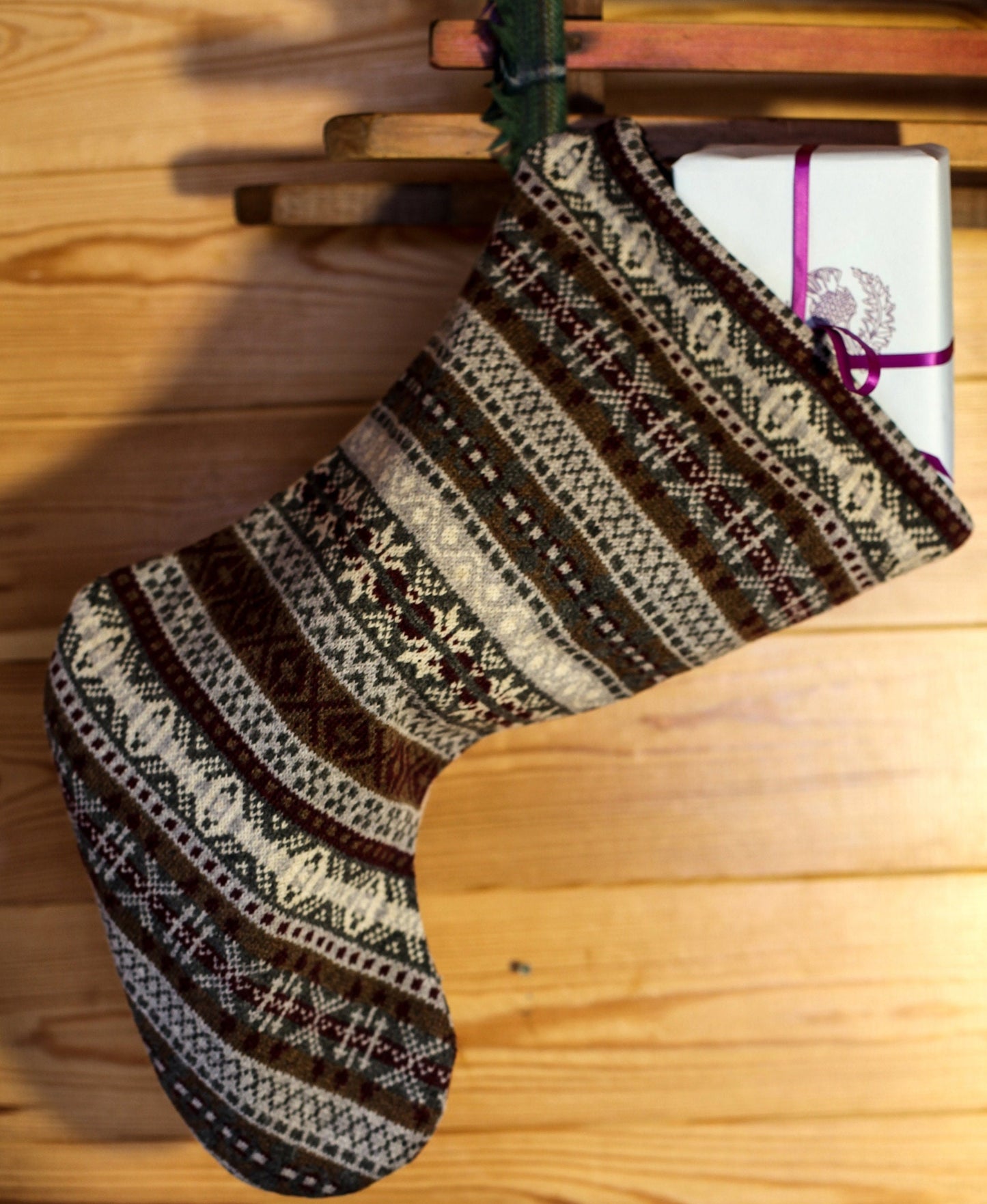 Woolly Yule GIANT Stocking - Assorted Colours